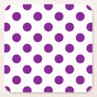 Lila und weiße Polka-Punkte