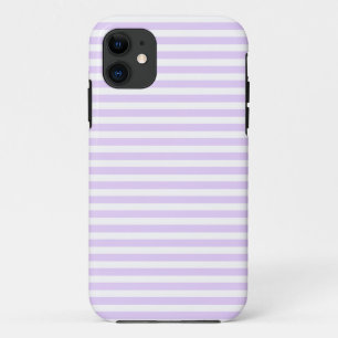 Lila und weiße Streifen Case-Mate iPhone Hülle