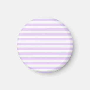 Lila und weiße Streifen Magnet