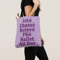 Lila und weißes Ballett