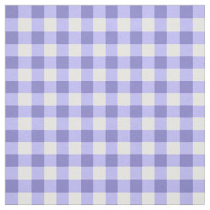 Lila und weißes Gingham-Karo-Muster Stoff