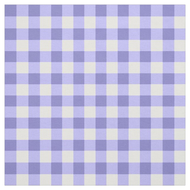 Lila und weißes Gingham-Karo-Muster Stoff (Muster)