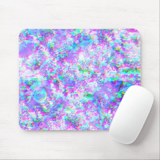 Lila und welliger Glitter Mousepad