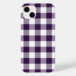 Lila und White Gingham Kariert Case-Mate iPhone Hülle