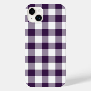Lila und White Gingham Kariert Case-Mate iPhone Hülle
