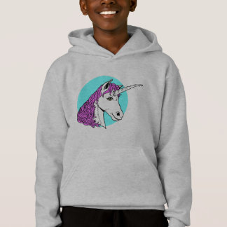 Lila Unicorn Hoodie