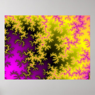 Lila Unkraut (Druck) Poster