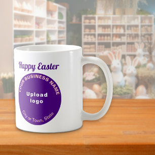 Lila Unternehmensmarke   Ostern   Mug Kaffeetasse