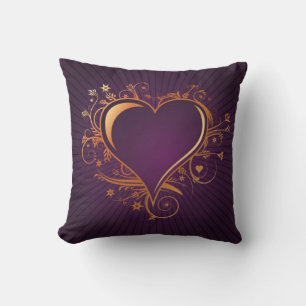 Lila Valentins-Pillow Kissen