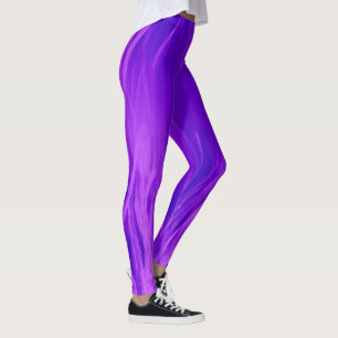 Lila Veilchen flammt künstlerisches Feuer-moderne Leggings
