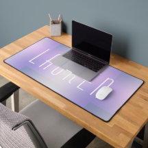 lila Verlauf moderner fett formatierter Monogramm