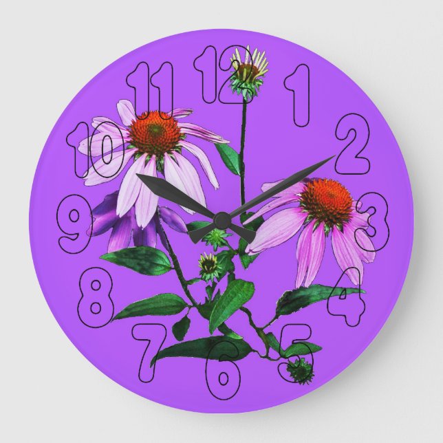 Lila Verriegelung auf Lila Uhr (Vorderseite)