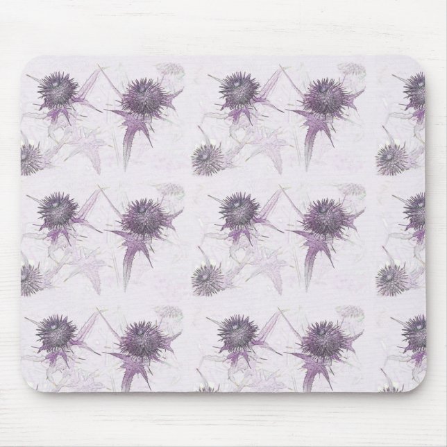 Lila Verschraubung der Natur Mousepad (Vorne)