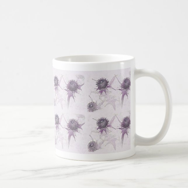 Lila Verschraubung der Natur Tasse (Rechts)