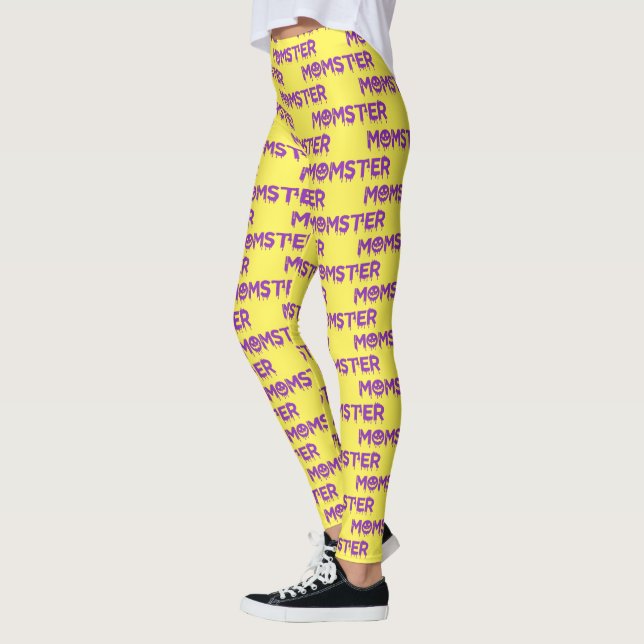 Lila Version von Momster Leggings (Links)
