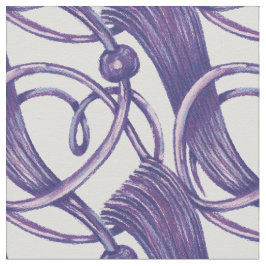 Lila verziert. stoff