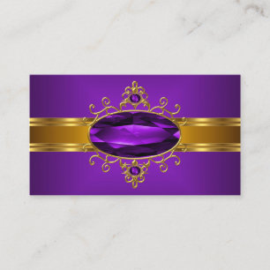 Lila Verzierter Jewel Royal Yellow Gold Rich 2 Visitenkarte