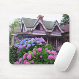 Lila Viktorianische Hütte - Martha's Vineyard Mousepad