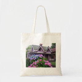 Lila Viktorianische Hütte - Martha's Vineyard Tragetasche