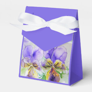 Lila Viola Party Cake Gefallen Box Geschenkschachtel