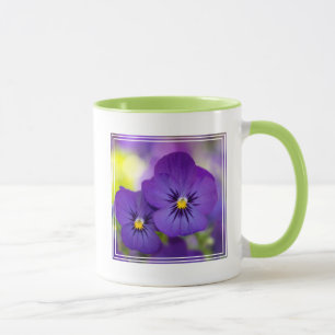 Lila Violas Tasse