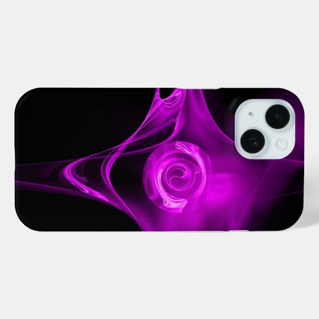 LILA VIOLET FRAKTAL ROSE Case-Mate iPhone HÜLLE (Rückseite (Horizontal))