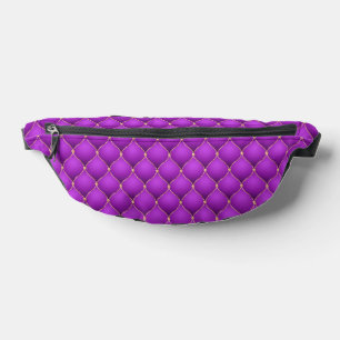 Lila Violet Ogee Gold Diamonds Tufy Fanny Pack Bauchtasche