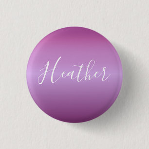 Lila Violett & benutzerdefinierte weiße Schrift Button