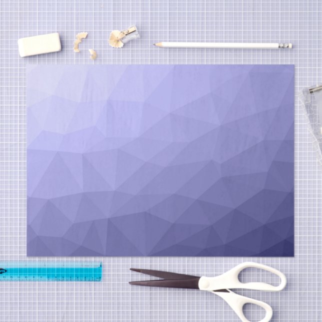 Lila violett-blaues Mesh-Omermuster Seidenpapier (Handwerk)