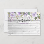 Lila Violett Blumenstrauß Brautparty Advi Hinweiskarte<br><div class="desc">Einfach elegantes,  rustikales Bouquet-Design in Aquarell (Aquarell) grüne Vegetation,  Lavendel,  lila,  violett,  lila,  rot,  pfirsichfarben,  weiße Blume Rose / Peony auf weißem Hintergrund und schwarzen Buchstaben. Delikates Hochzeitsfest Brautparty ,  BERATUNGSKARTEN für das Frühjahr- oder Sommerthema. Weitere Informationen finden Sie unter Entsprechende Sammlungen .</div>