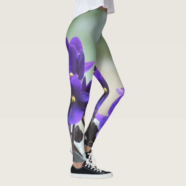 Lila Violett-Leggings Leggings (Rechts)