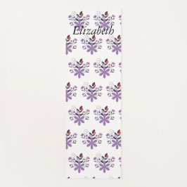 Lila violette Farbe in  Farbton, dezent Yogamatte