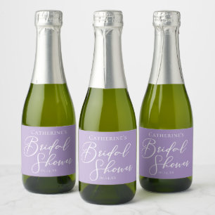 Lila Violette Hochzeitsdusche-Party Personalisiert