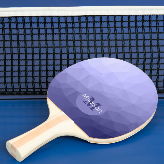 Lila violette Maschenöffnung Monogram Tischtennis Schläger (InSitu)