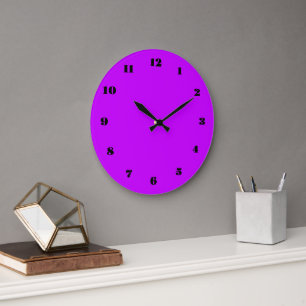 Lila Violette Uhr Benutzerdefinierte Farben und Za