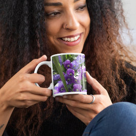 Lila Violetten Kaffeetasse