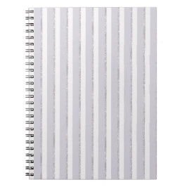 Lila Violetter Funkelnde Glitzer Streifen Notizblock