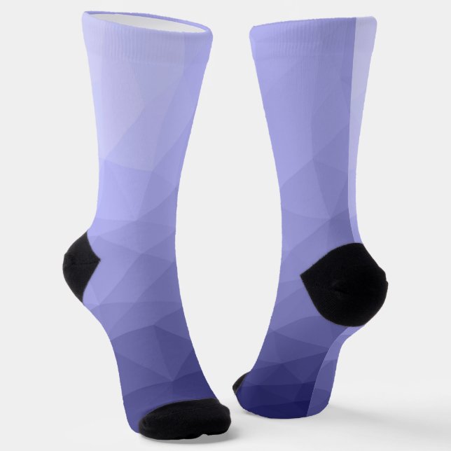 Lila violettes Maschenmuster Socken (Gewinkelt)