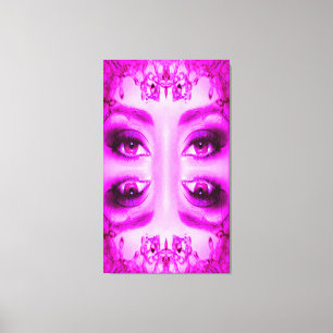 Lila Vision Leinwanddruck
