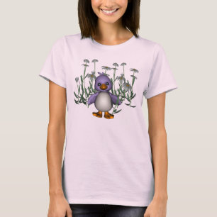 Lila Vögel und Milchfische  T-Shirt