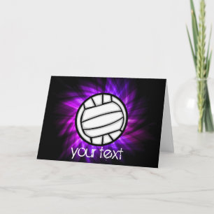 Lila Volleyball Karte