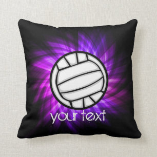 Lila Volleyball Kissen