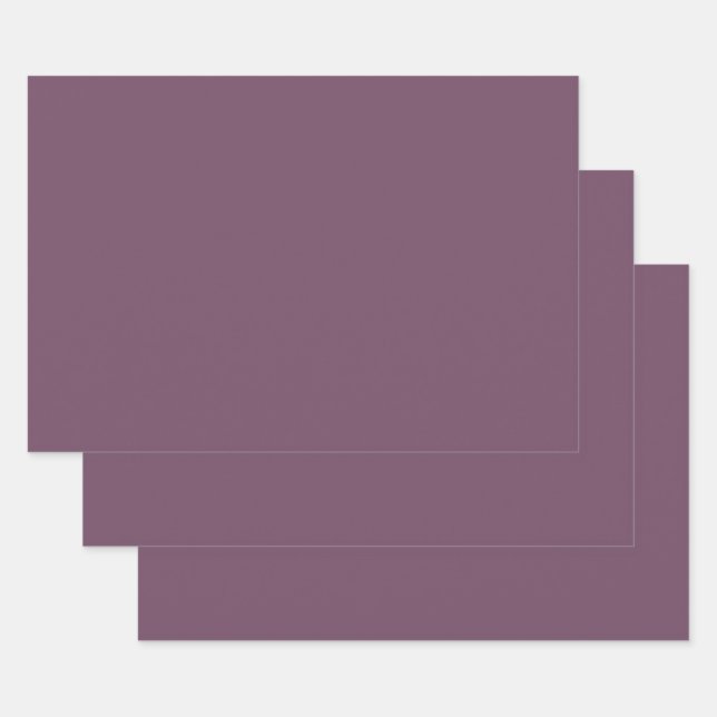 Lila (Vollfarbe)  Geschenkpapier Set (Set)
