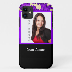 Lila Vorlage für Blumenstaub Case-Mate iPhone Hülle