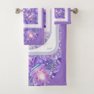Lila W1 Badhandtuch Set
