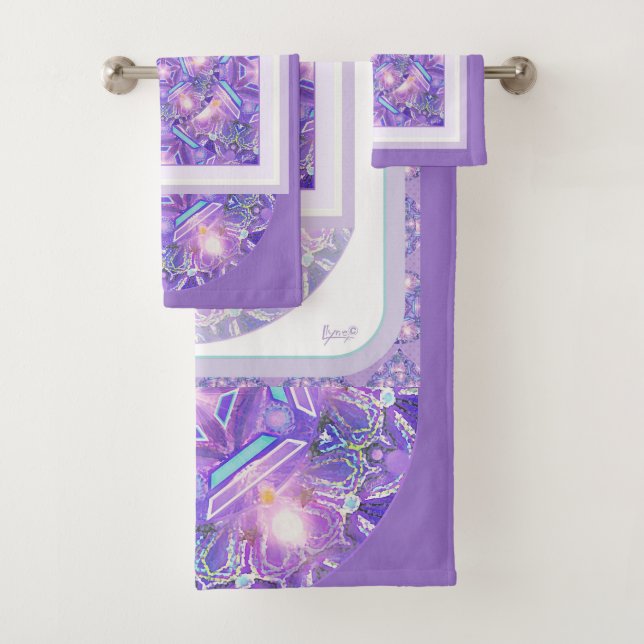 Lila W1 Badhandtuch Set (Insitu)