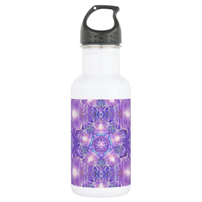 Lila W1 Edelstahlflasche (Vorderseite)