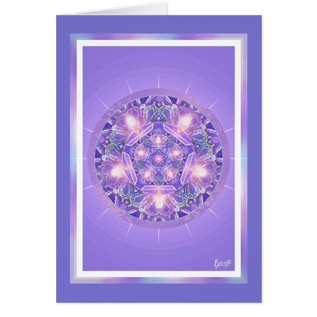 Lila W1-Geburtstagkarte (Vorne)