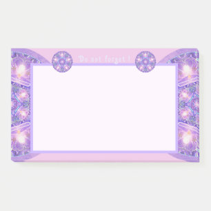 Lila W1 Post-it Klebezettel