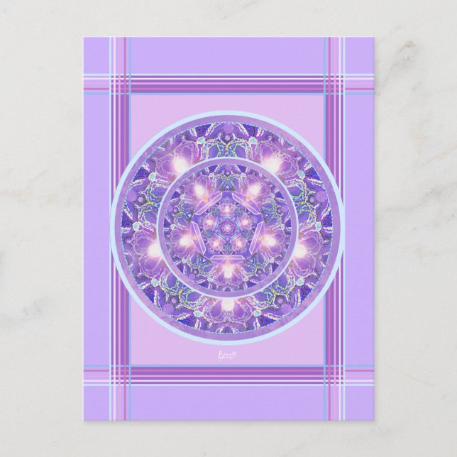 Lila W1 Postkarte (Vorderseite)